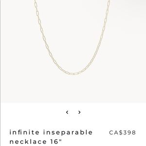 Bluboho inseparable 16” chain